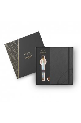 Parker IM Rituals Turquoise Green Στυλό με Σημειωματάριο σε Χάρτινη Κασετίνα