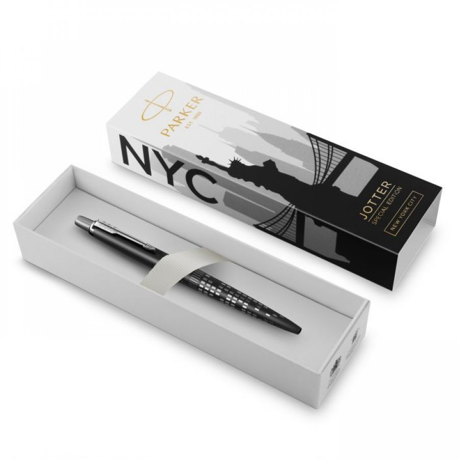 Parker Jotter Special Edition New York Black Στυλό σε Χάρτινη Κασετίνα Parker Jotter Special Edition New York Black Στυλό σε Χάρτινη Κασετίνα