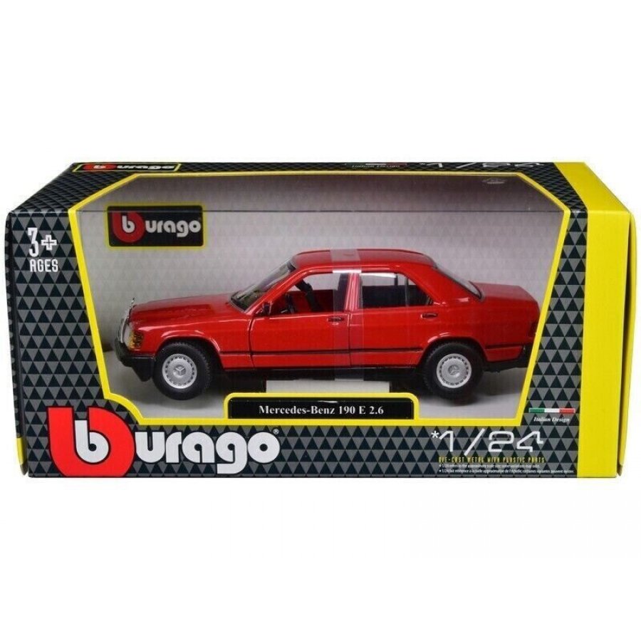 Bburago 1987 Mercedes - Benz 190E Κόκκινο 1/24 (21103) Bburago 1987 Mercedes - Benz 190E Κόκκινο 1/24 (21103)