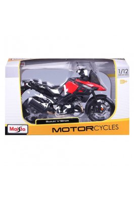 Maisto Μοτοσυκλέτα Suzuki V-Storm  Κόκκινη 1/12 (31101)
