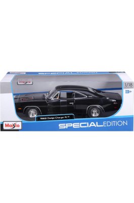 Maisto Special Edition Dodge Charger R/T 1969 Μαύρο 1/18 (31387)