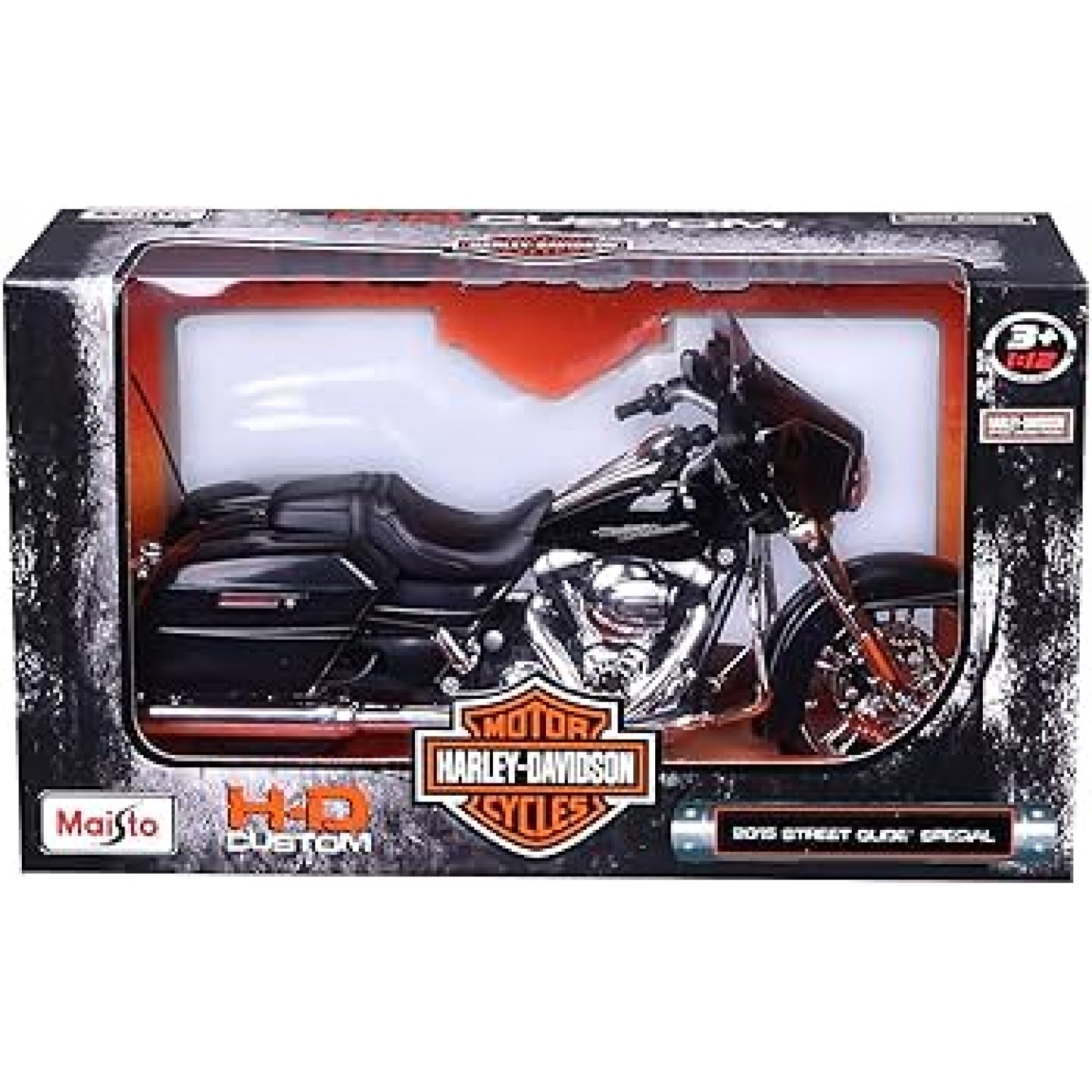 Maisto Μοτοσυκλέτα Harley Davidson Street Glide Special 2015  Μαύρη 1/12 (32328)