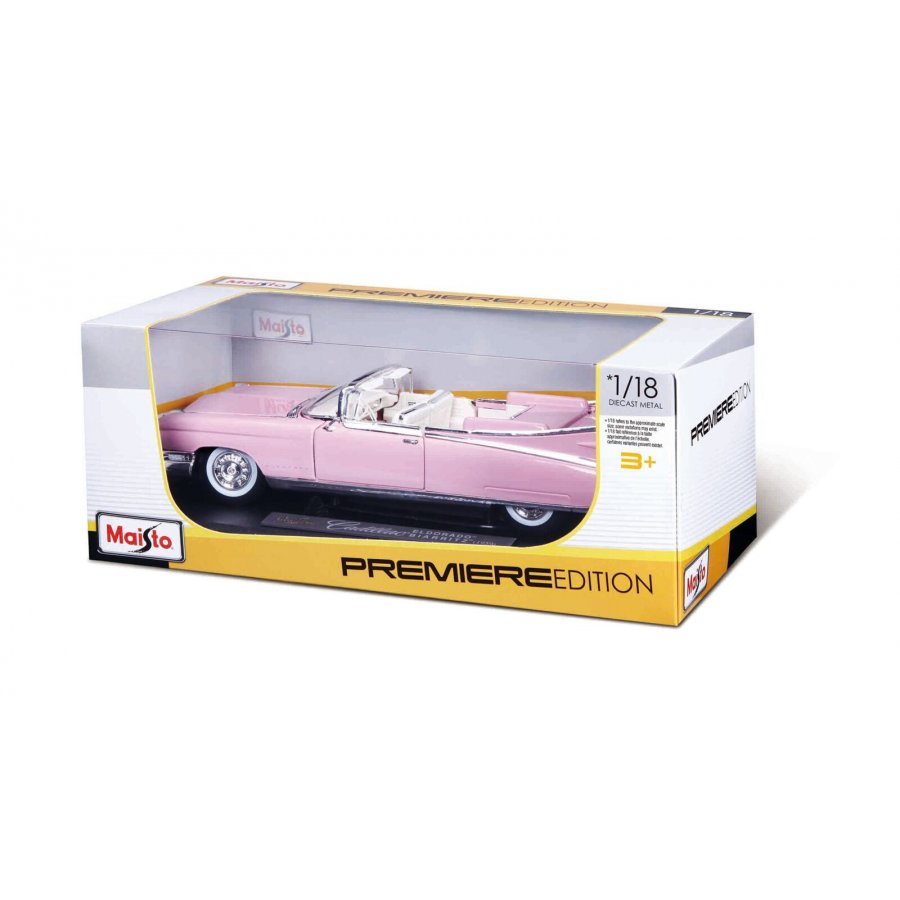 Maisto Premiere Edition Cadillac Eldorado Biarritz 1959 Ροζ 1/18 (36813) Maisto Premiere Edition Cadillac Eldorado Biarritz 1959 Ροζ 1/18 (36813)