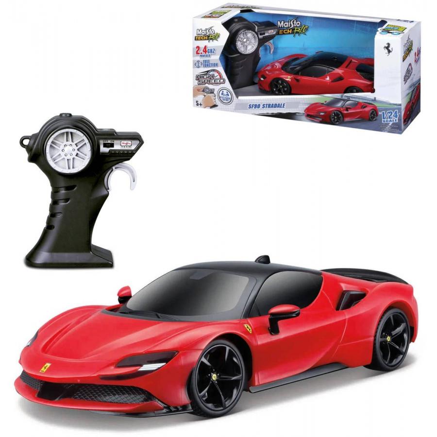 Maisto Premium Ferrari SF90 Stradale Τηλεκατευθυνόμενο Παιχνίδι Κόκκινο 1/24 (82334) Maisto Premium Ferrari SF90 Stradale Τηλεκατευθυνόμενο Παιχνίδι Κόκκινο 1/24 (82334)