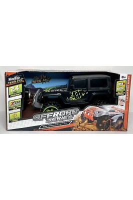 Maisto Off-Road Jeep Wrangler Rubicon Τηλεκατευθυνόμενο Παιχνίδι  Μαύρο1/16 (82704)
