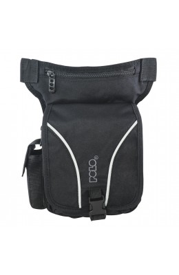 Polo Netpack Τσαντάκι Mέσης Ποδιού σε  Μαύρο (9080972000)