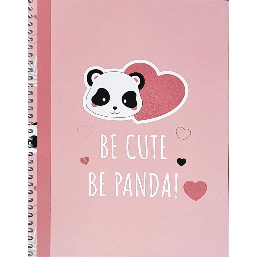 B'Log Panda Τετράδιο Σπιράλ 17x25 1 Θέμα 80 Φύλλων (117134) B'Log Panda Τετράδιο Σπιράλ 17x25 1 Θέμα 80 Φύλλων (117134)