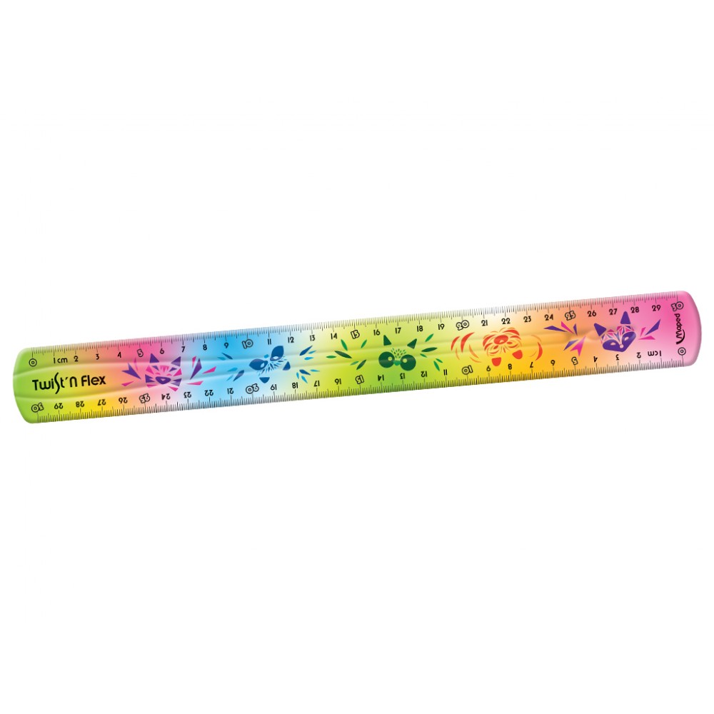 Maped Χάρακας Πλαστικός Twist n Flex Mini Cute 30cm Maped Χάρακας Πλαστικός Twist n Flex Mini Cute 30cm