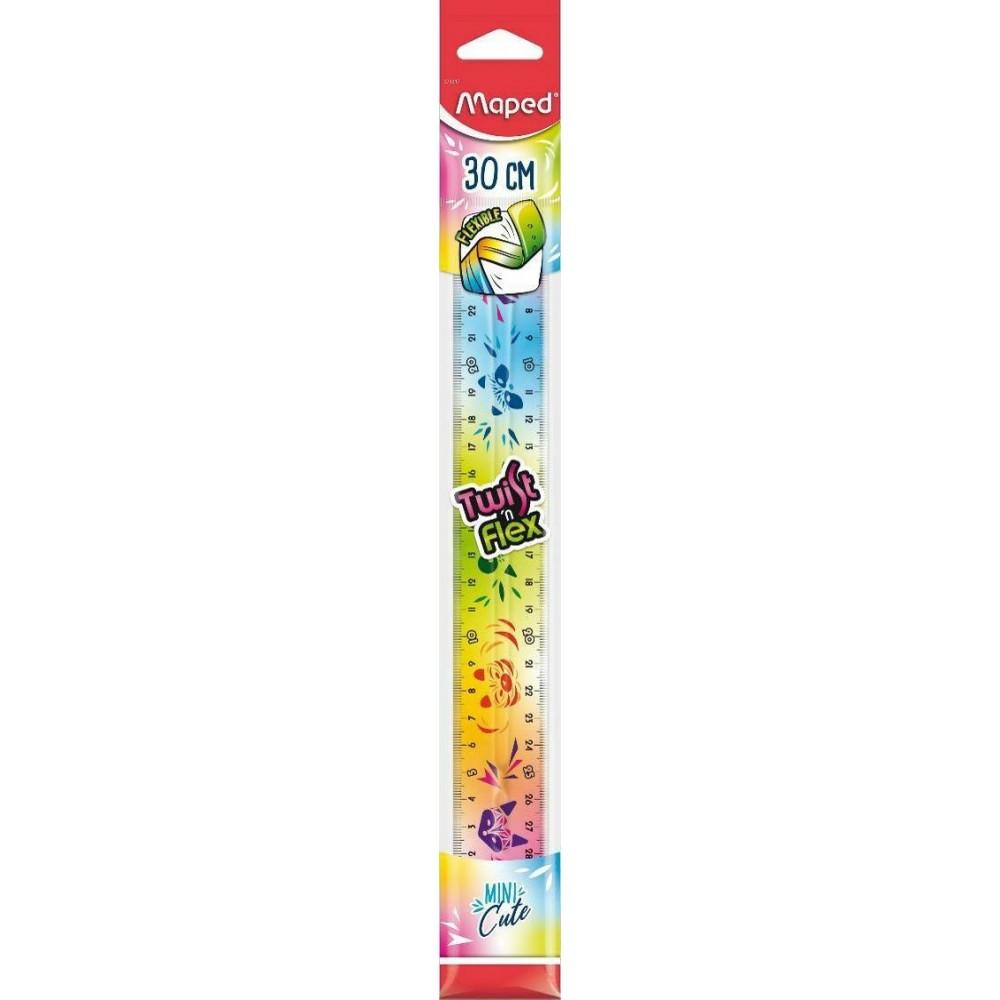 Maped Χάρακας Πλαστικός Twist n Flex Mini Cute 30cm Maped Χάρακας Πλαστικός Twist n Flex Mini Cute 30cm