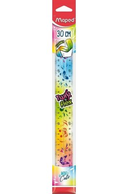 Maped Χάρακας Πλαστικός Twist n Flex Mini Cute 30cm