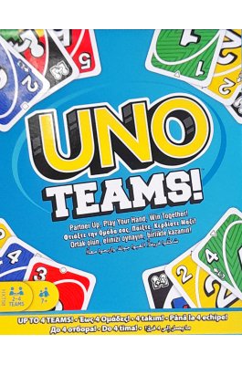 Mattel Uno Κάρτες Teams Επιτραπέζιο Παιχνίδι (HXT58) Mattel Uno Κάρτες Teams Επιτραπέζιο Παιχνίδι (HXT58)