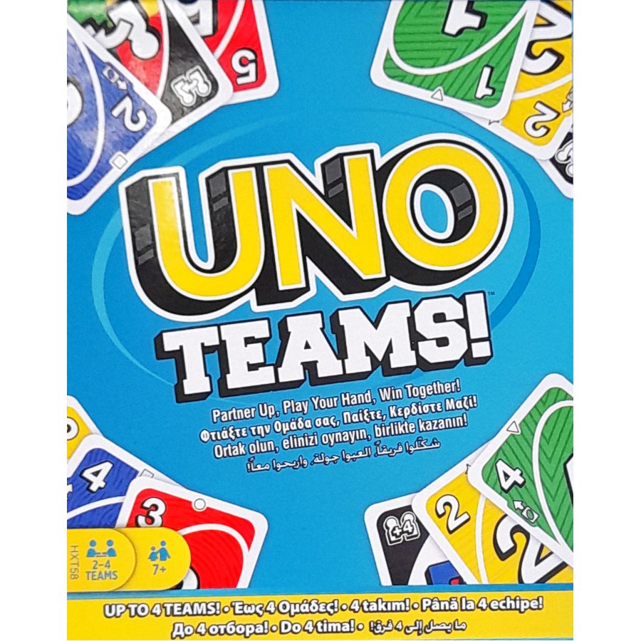 Mattel Uno Κάρτες Teams Επιτραπέζιο Παιχνίδι (HXT58) Mattel Uno Κάρτες Teams Επιτραπέζιο Παιχνίδι (HXT58)
