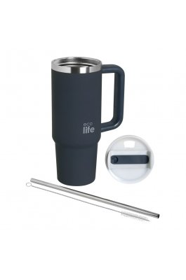 Ecolife Ανοξείδωτο Ποτήρι Θερμός με Kαλαμάκι 900ml Stormy Sea (33ΒΟ5014) Ecolife Ανοξείδωτο Ποτήρι Θερμός με Kαλαμάκι 900ml Stormy Sea (33ΒΟ5014)