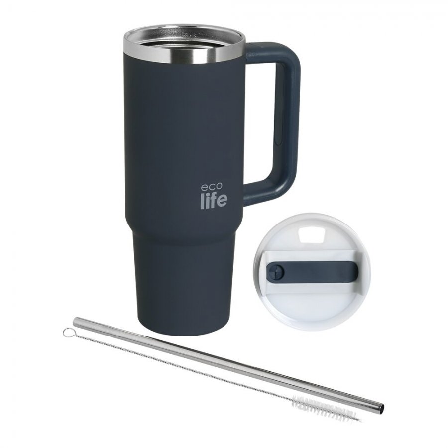 Ecolife Ανοξείδωτο Ποτήρι Θερμός με Kαλαμάκι 900ml Stormy Sea (33ΒΟ5014) Ecolife Ανοξείδωτο Ποτήρι Θερμός με Kαλαμάκι 900ml Stormy Sea (33ΒΟ5014)