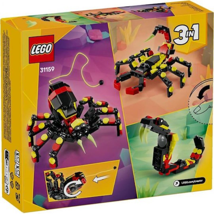Lego Creator 3 in1 Wild Animals: Surprising Spider (31159) Lego Creator 3 in1 Wild Animals: Surprising Spider (31159)