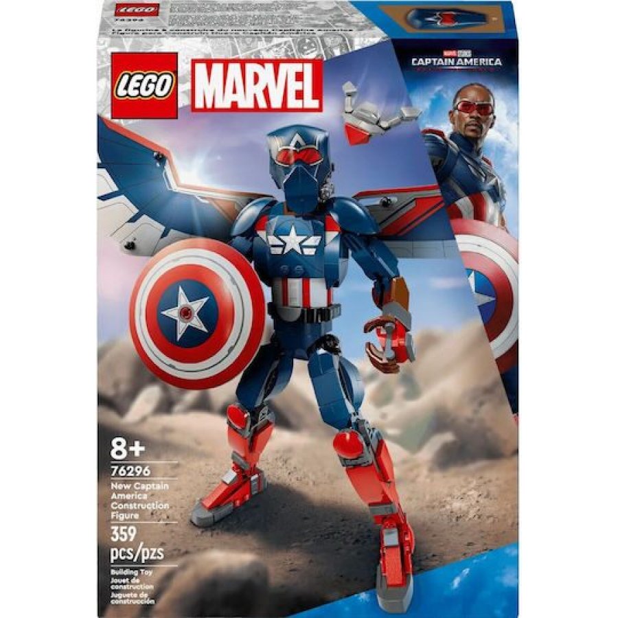 Lego Marvel New Captain America Construction Figure (76296) Lego Marvel New Captain America Construction Figure (76296)