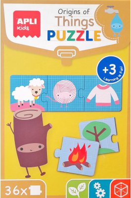 Apli Παιδικό Puzzle Origin of Things 36 Τεμάχια (14406) Apli Παιδικό Puzzle Origin of Things 36 Τεμάχια (14406)