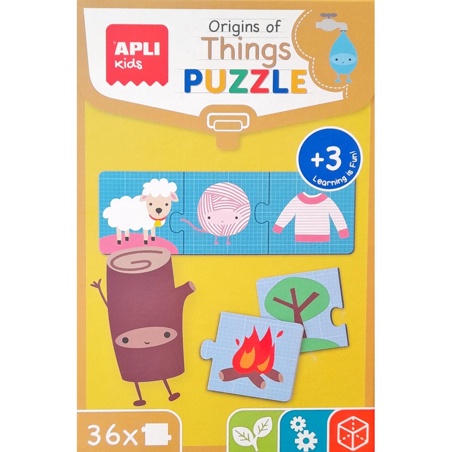 Apli Παιδικό Puzzle Origin of Things 36 Τεμάχια (14406) Apli Παιδικό Puzzle Origin of Things 36 Τεμάχια (14406)