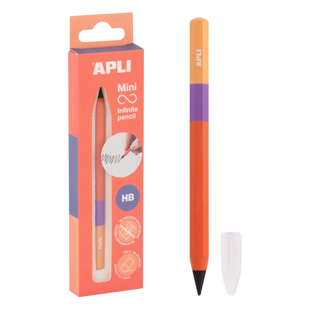 Apli Mini Infinite Pencil HB Tricolor (19964) Apli Mini Infinite Pencil HB Tricolor (19964)