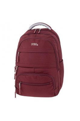 Polo Σακίδιο Multi Pocket Σχολική Τσάντα Πλάτης 23lt. σε Μπορντώ (9010643300) Polo Σακίδιο Multi Pocket Σχολική Τσάντα Πλάτης 23lt. σε Μπορντώ (9010643300)