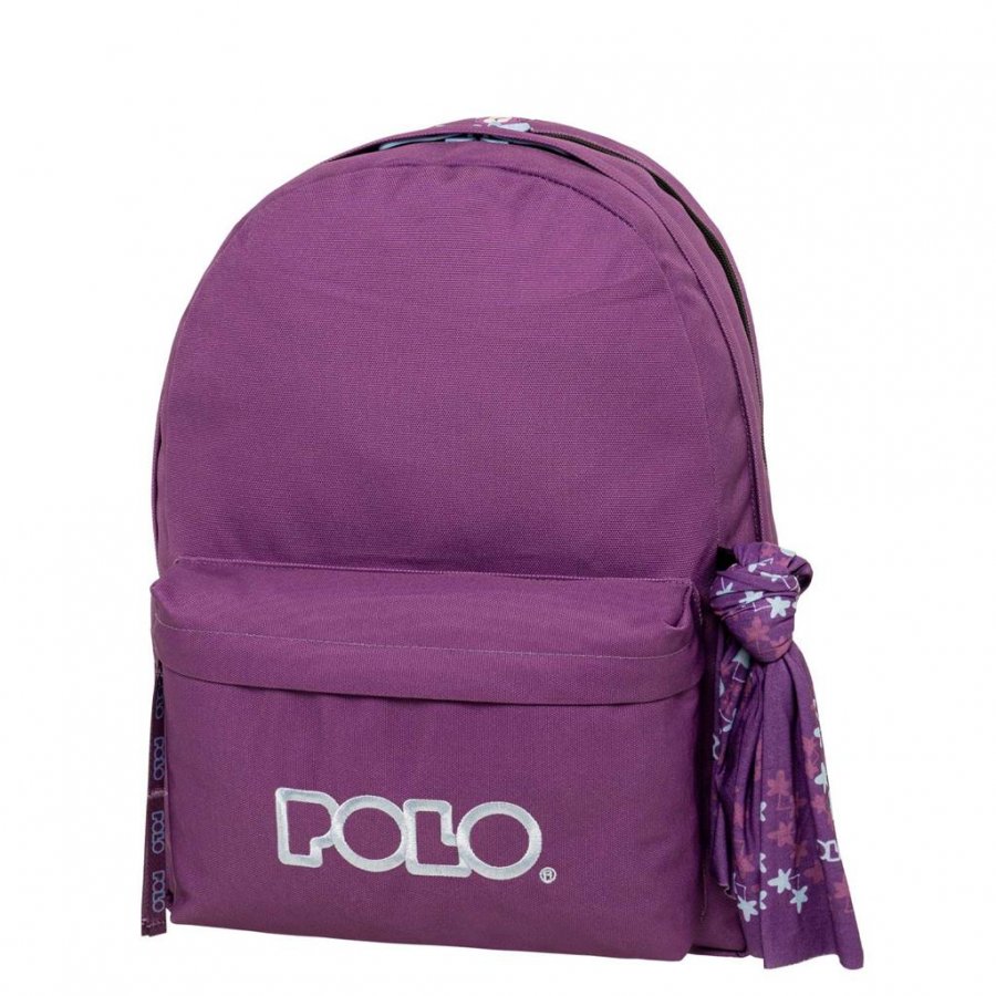 Polo Σακίδιο Original Double Scarf Σχολική Τσάντα Πλάτης 27lt. σε Λεβάντα (9012354657) Polo Σακίδιο Original Double Scarf Σχολική Τσάντα Πλάτης 27lt. σε Λεβάντα (9012354657)