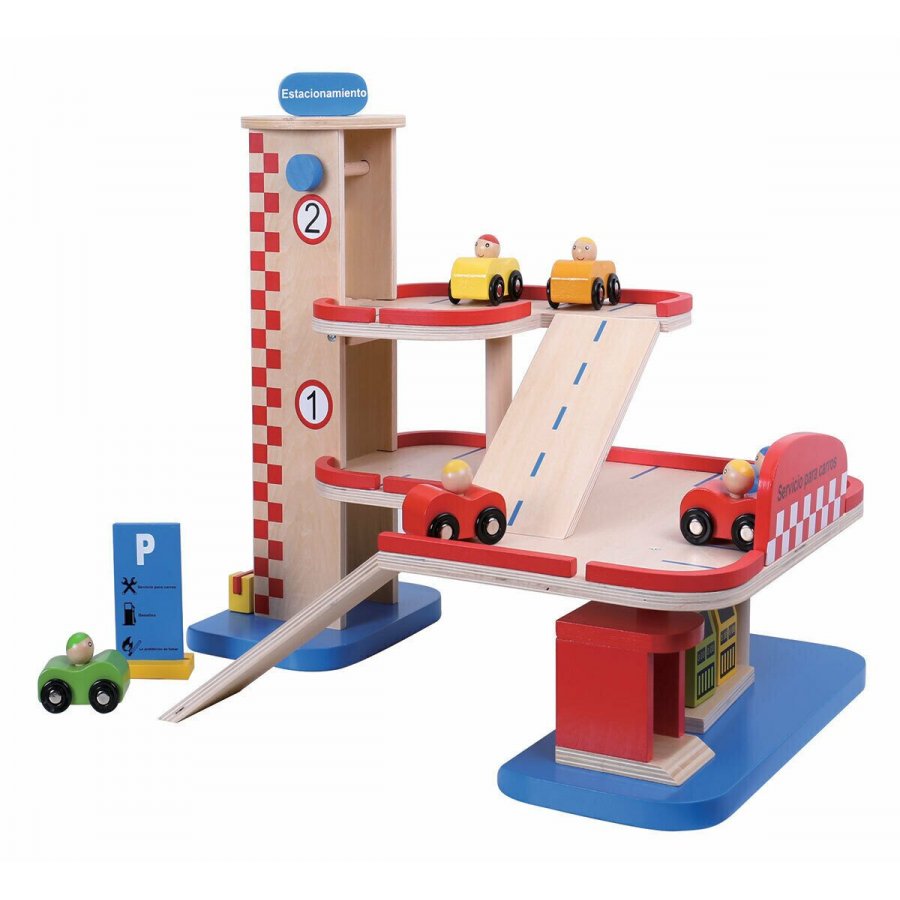 Tooky Toys Ξύλινο Γκαράζ & Αυτοκινητάκια (TKA190) Tooky Toys Ξύλινο Γκαράζ & Αυτοκινητάκια (TKA190)