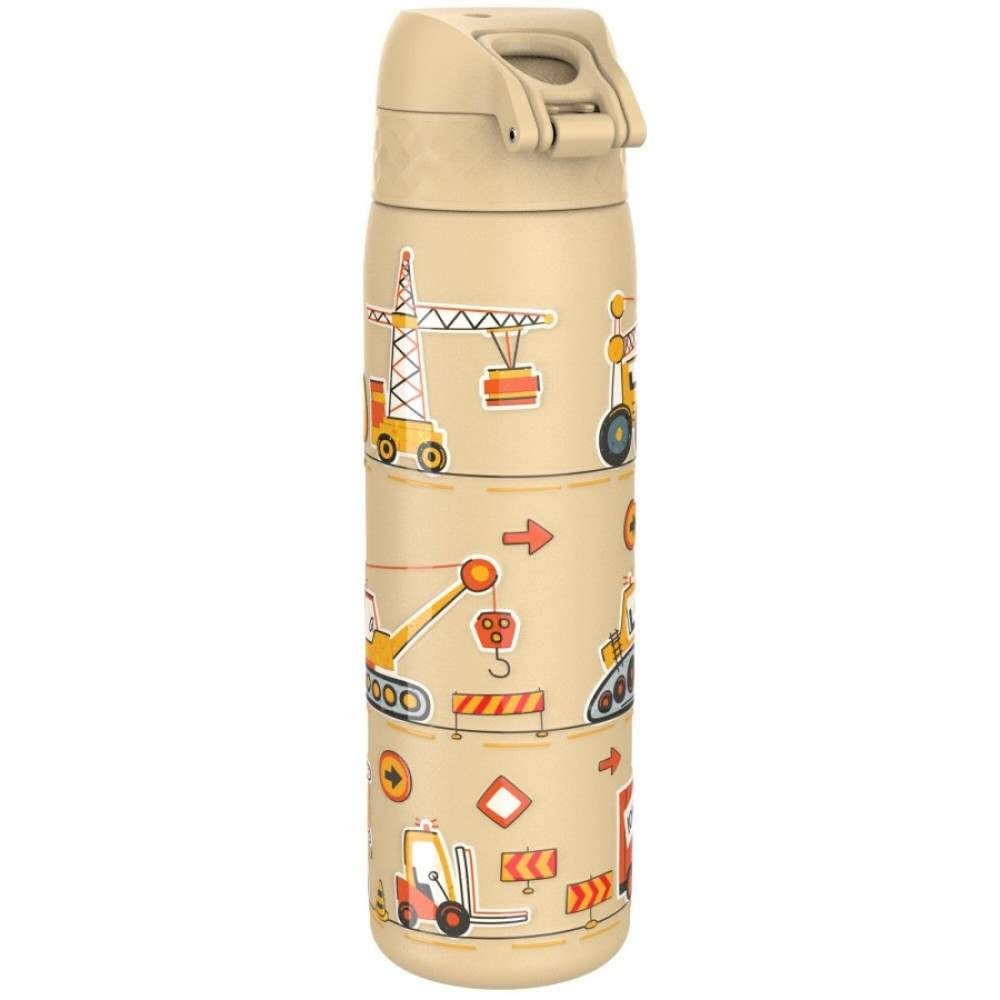 Ion8 Μεταλλικό Παγούρι 600ml Οχήματα Κατασκευών Ion8 Μεταλλικό Παγούρι 600ml Οχήματα Κατασκευών