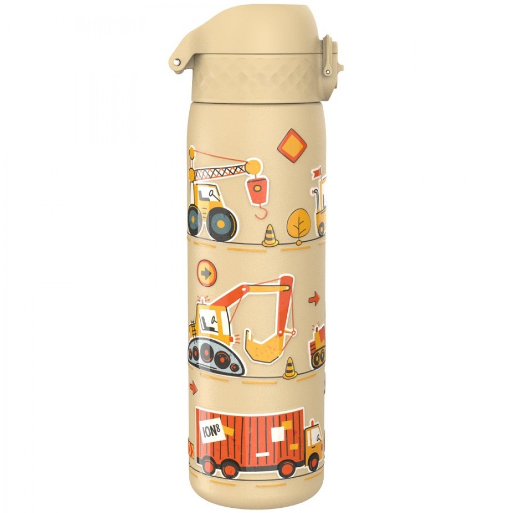 Ion8 Μεταλλικό Παγούρι 600ml Οχήματα Κατασκευών Ion8 Μεταλλικό Παγούρι 600ml Οχήματα Κατασκευών