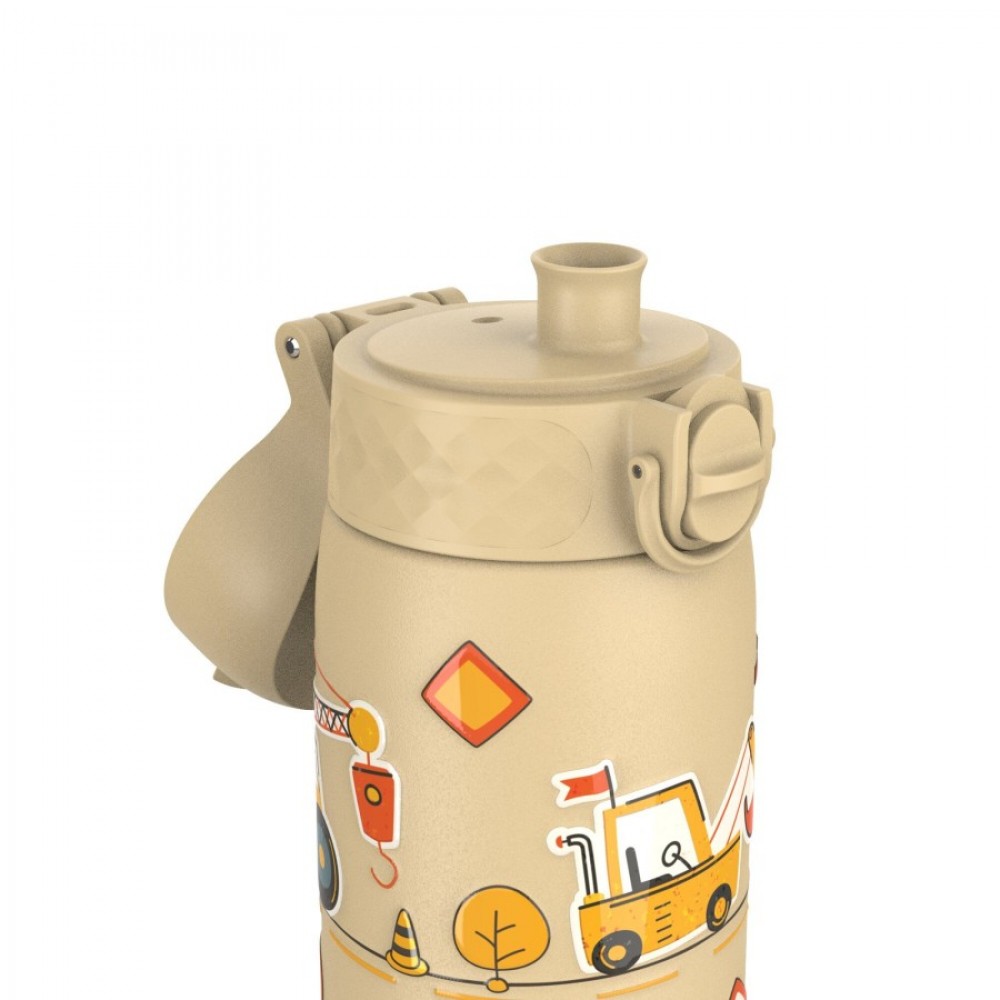 Ion8 Μεταλλικό Παγούρι 600ml Οχήματα Κατασκευών Ion8 Μεταλλικό Παγούρι 600ml Οχήματα Κατασκευών