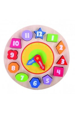 Tooky Toys Ξύλινο Παιδικό Puzzle Σφηνώματα Ρολόι (TKA414-B) Tooky Toys Ξύλινο Παιδικό Puzzle Σφηνώματα Ρολόι (TKA414-B)