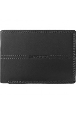 Biaggio Πορτοφόλι Ανδρικό Δερμάτινο Μαύρο (BI1183A)