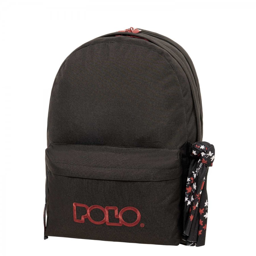 Polo Σακίδιο Original Double Scarf Σχολική Τσάντα Πλάτης 27lt. σε Μαύρο (9012352033) Polo Σακίδιο Original Double Scarf Σχολική Τσάντα Πλάτης 27lt. σε Μαύρο (9012352033)