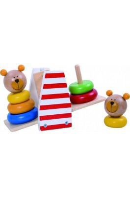 Tooky Toys Ζυγαριά με Αρκουδάκια Πυραμίδες από Ξύλο (TKB499) Tooky Toys Ζυγαριά με Αρκουδάκια Πυραμίδες από Ξύλο (TKB499)