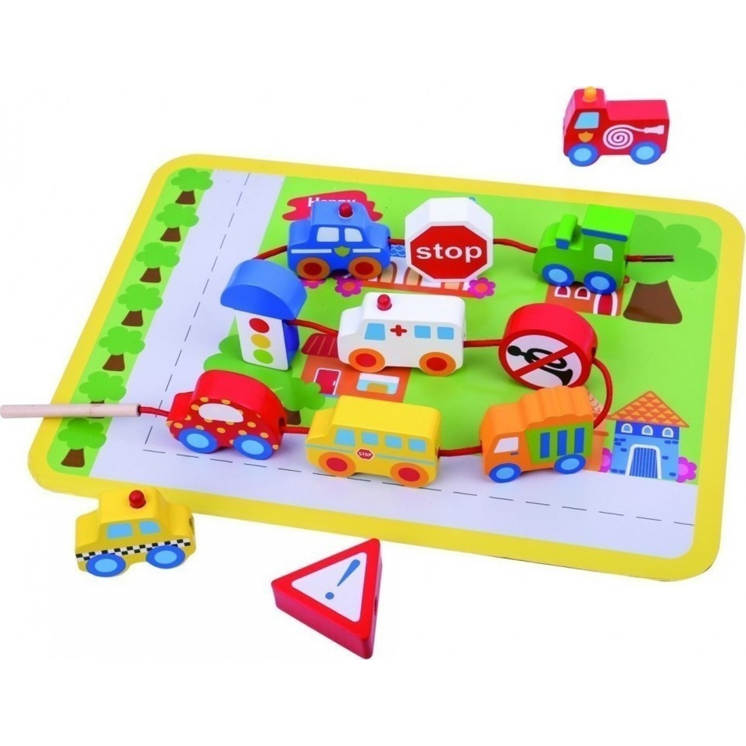 Tooky Toys Συρόμενα Αυτοκίνητα με Κορδόνι από Ξύλο (TKB512) Tooky Toys Συρόμενα Αυτοκίνητα με Κορδόνι από Ξύλο (TKB512)