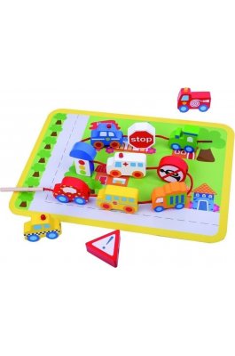 Tooky Toys Συρόμενα Αυτοκίνητα με Κορδόνι από Ξύλο (TKB512) Tooky Toys Συρόμενα Αυτοκίνητα με Κορδόνι από Ξύλο (TKB512)