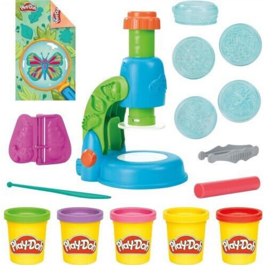 Hasbro Play-Doh Πλαστελίνη - Παιχνίδι Light & Look Microscope (G0494 Hasbro Play-Doh Πλαστελίνη - Παιχνίδι Light & Look Microscope (G0494