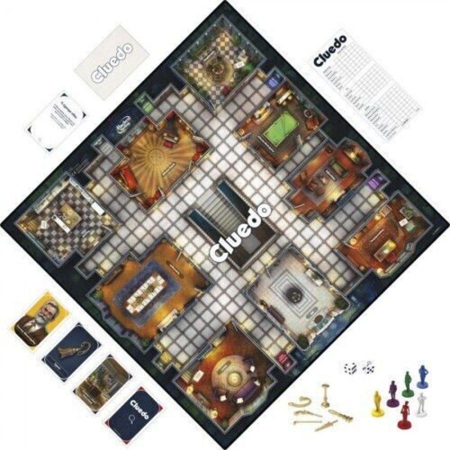 Hasbro Επιτραπέζιο Παιχνίδι Cluedo για 2-6 Παίκτες Hasbro Επιτραπέζιο Παιχνίδι Cluedo για 2-6 Παίκτες