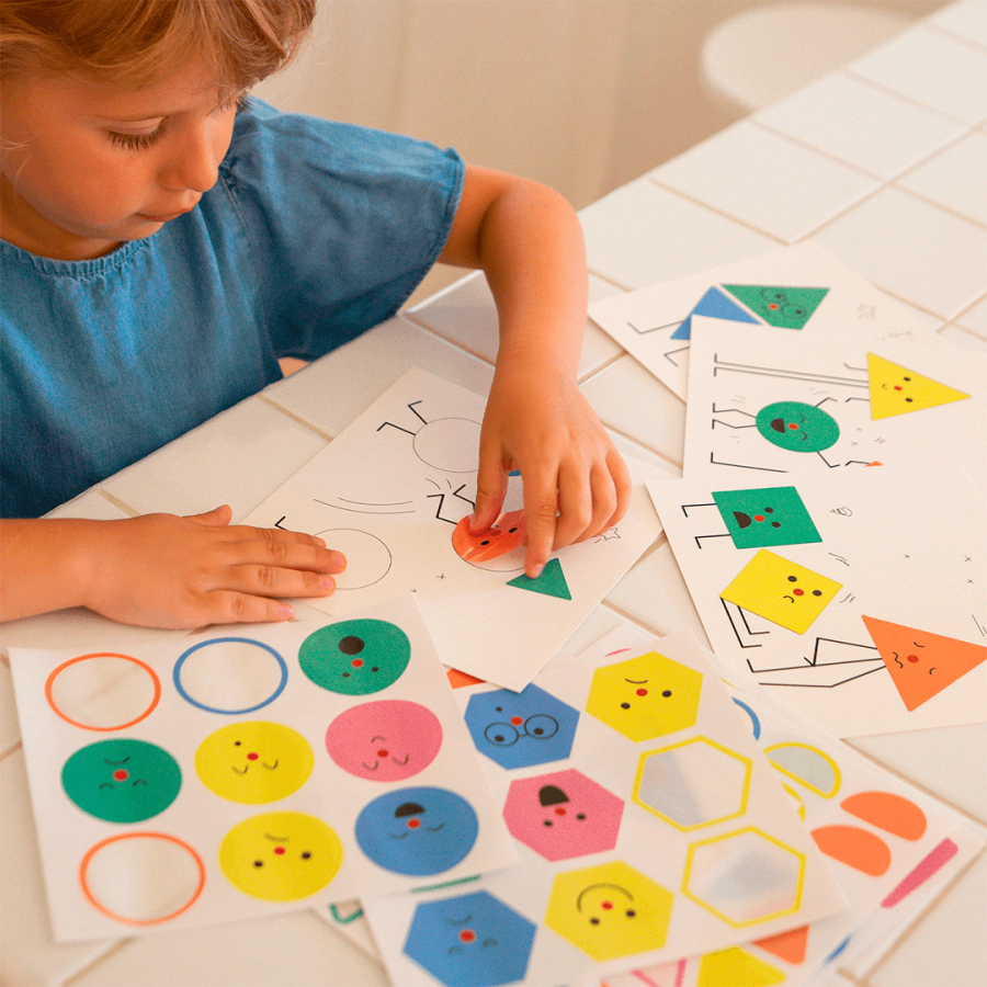 Apli Stickers Box Geometric Emotions (19433) Apli Stickers Box Geometric Emotions (19433)