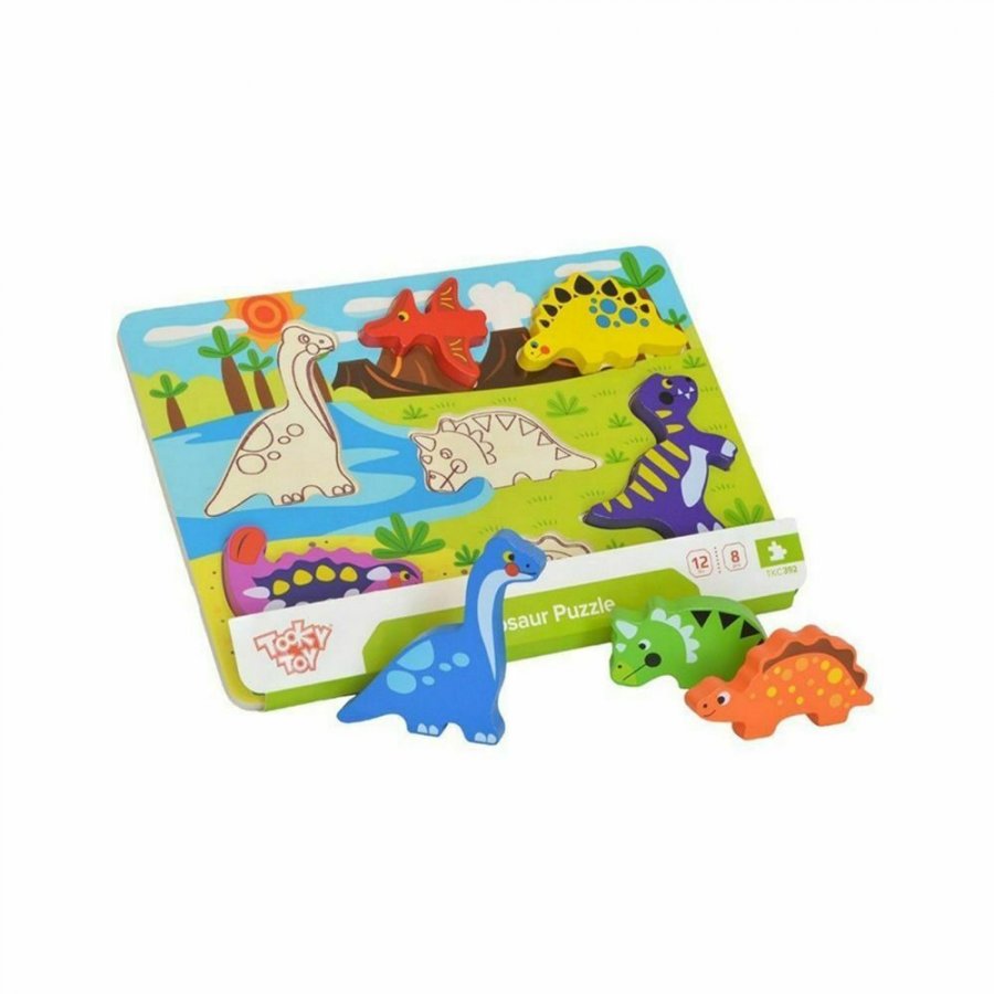 Tooky Toys Ξύλινο Παιδικό Puzzle Σφηνώματα Δεινόσαυροι (TKC392) Tooky Toys Ξύλινο Παιδικό Puzzle Σφηνώματα Δεινόσαυροι (TKC392)