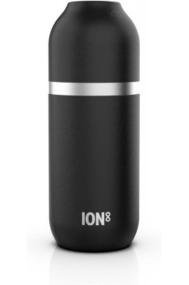 Ion8 Ισοθερμικό Παγούρι Θερμός Luma με κύπελλο 700ml Μαύρο