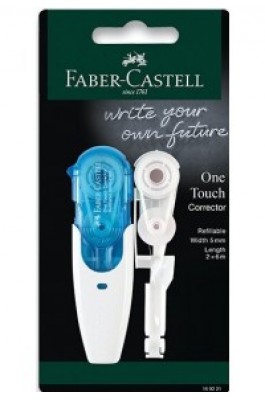 Faber-Castell One Touch Corrector Refillable Διορθωτική Ταινία + Ανταλλακτικό (Διάφορα Χρώματα) Faber-Castell One Touch Corrector Refillable Διορθωτική Ταινία + Ανταλλακτικό (Διάφορα Χρώματα)
