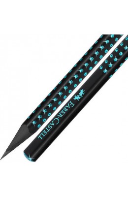 Faber-Castell Sparkle Midnight Μολύβι B Γαλάζιο (118268)