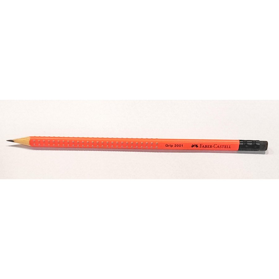 Faber-Castell 2001 Grip Μολύβι με Γόμα Κοραλλί Faber-Castell 2001 Grip Μολύβι με Γόμα Κοραλλί