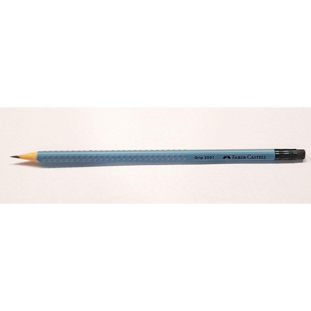 Faber-Castell 2001 Grip Μολύβι με Γόμα Μπλε Ραφ (12311175) Faber-Castell 2001 Grip Μολύβι με Γόμα Μπλε Ραφ (12311175)