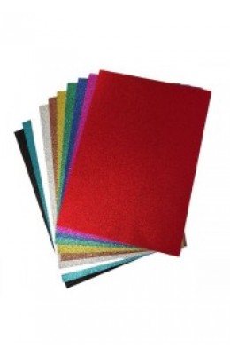 Groovy Χαρτόνι Glitter 25x35 250gr 10 Φύλλα (091284)