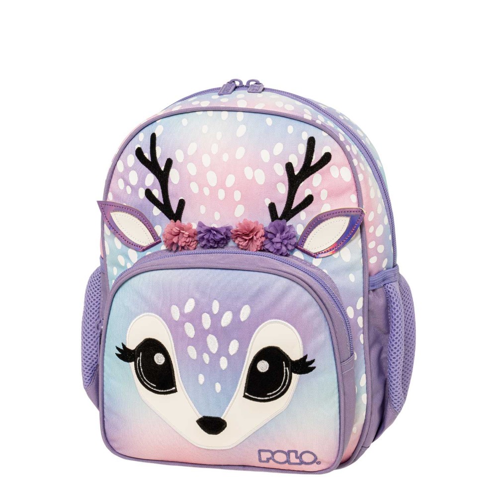 Polo Junior Bibi Deer Σχολική Τσάντα Πλάτης Νηπίου (9070788353)