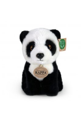 Rappa Λούτρινο Πάντα Καθιστό 18 εκ. Eco-Friendly (848030)
