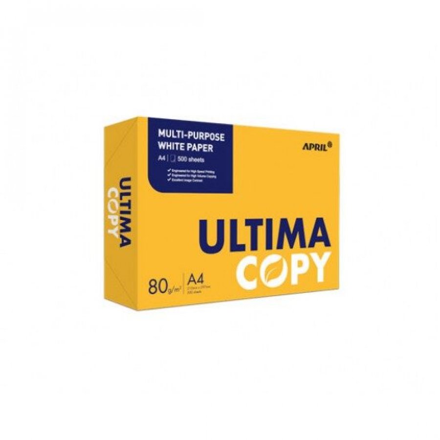 Ultima Copy Χαρτί Φωτοαντιγραφικό Α4 80gsm 500 Φύλλα Ultima Copy Χαρτί Φωτοαντιγραφικό Α4 80gsm 500 Φύλλα