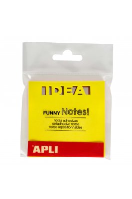 Apli Χαρτάκια Αυτοκόλλητα 75 x 75 mm Neon 75Φ. (18337)