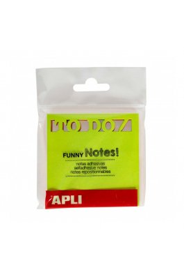 Apli Χαρτάκια Αυτοκόλλητα 75 x 75 mm Neon 75Φ. (18338)